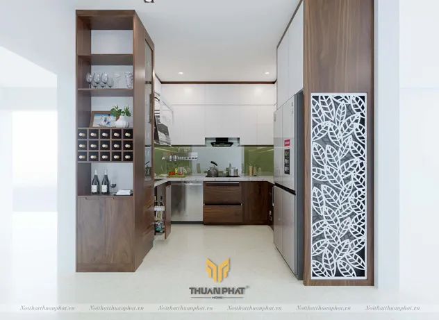 Mẫu Tủ Bếp Gỗ Cao Cấp