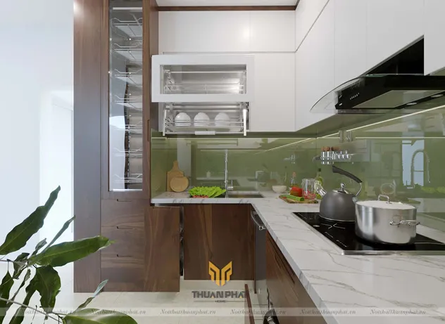 Mẫu Tủ Bếp Gỗ Cao Cấp