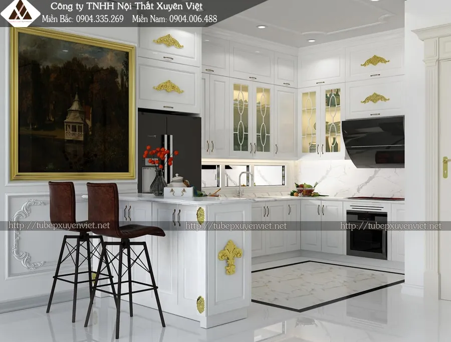 tủ bếp nhựa treo tường