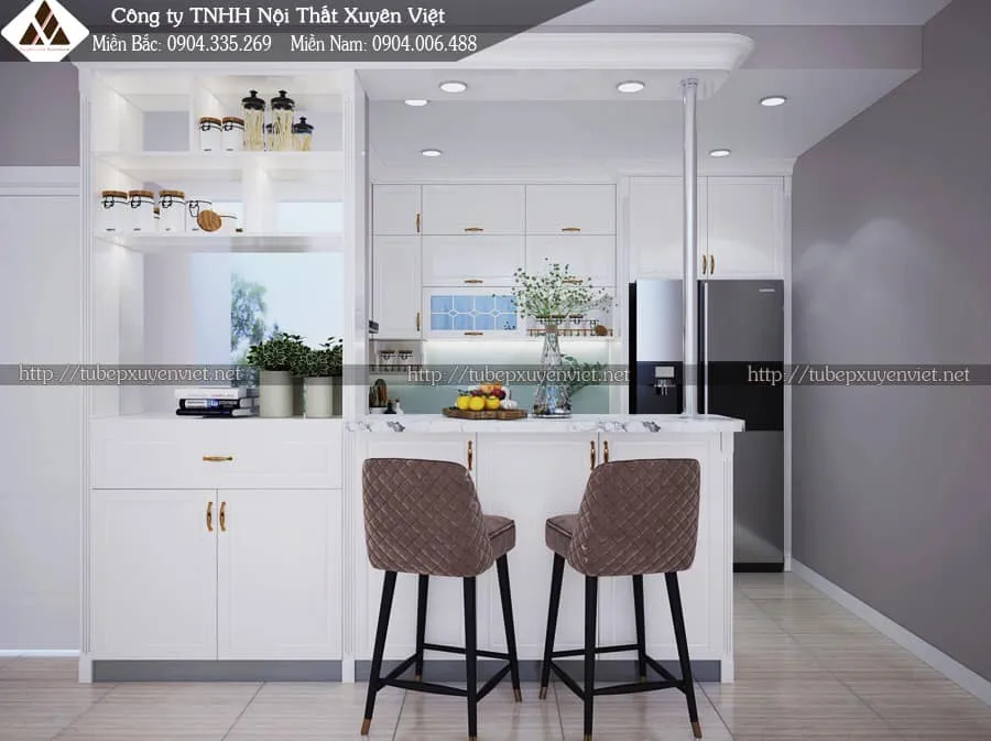 tủ bếp nhựa treo tường