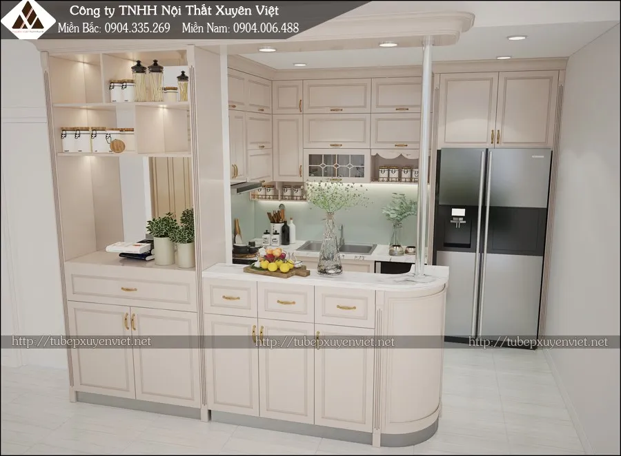 tủ bếp nhựa treo tường