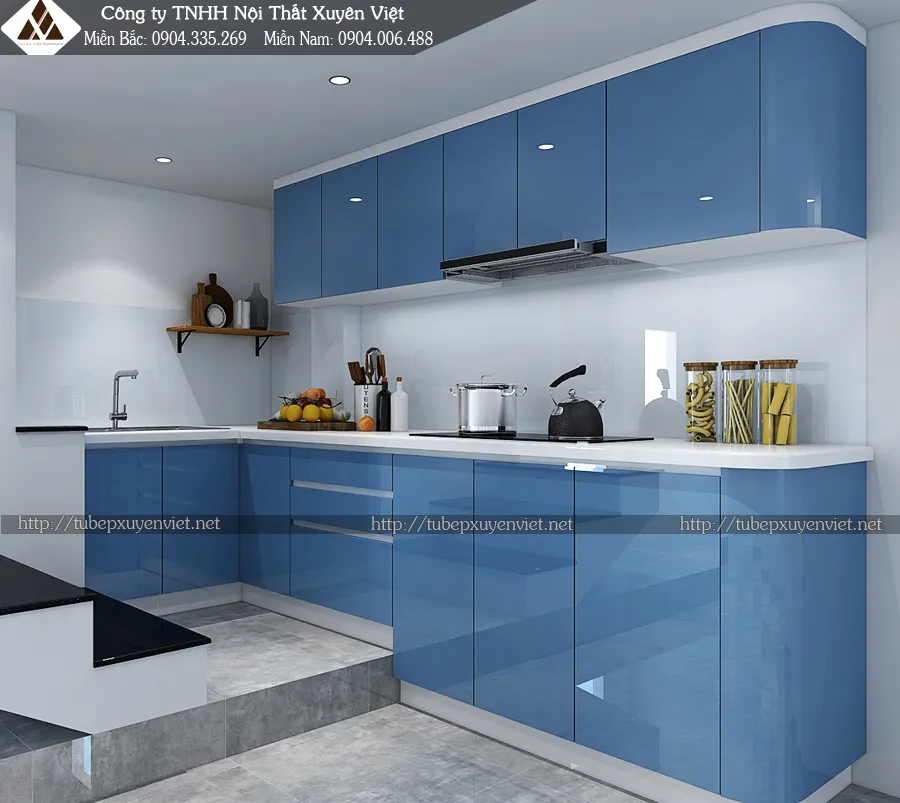 tủ bếp nhựa treo tường