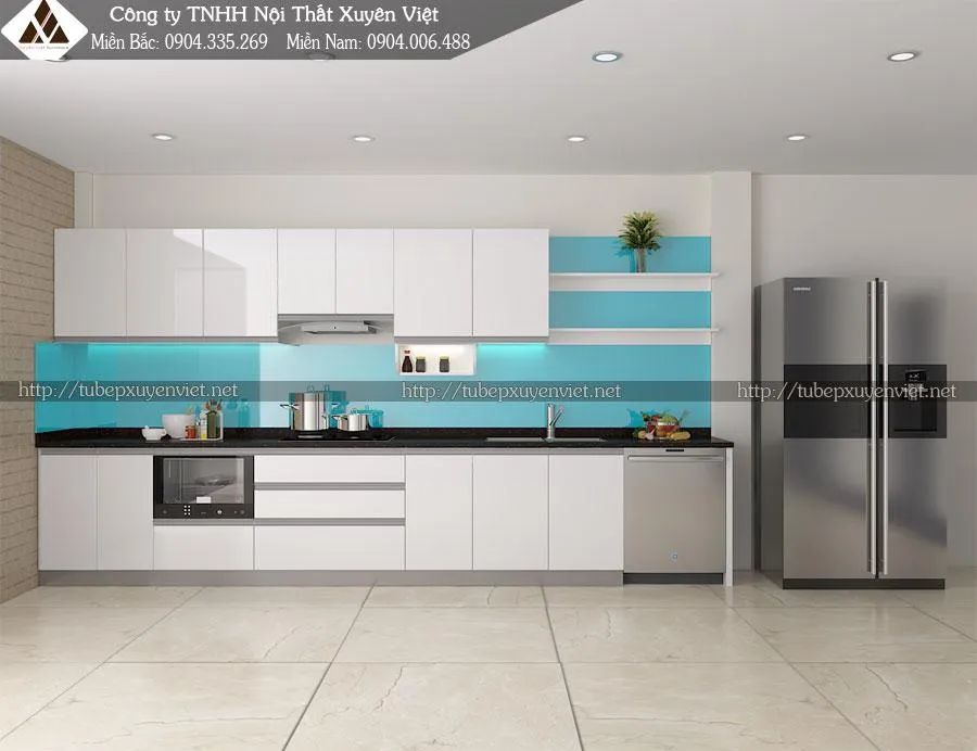 tủ bếp nhựa treo tường