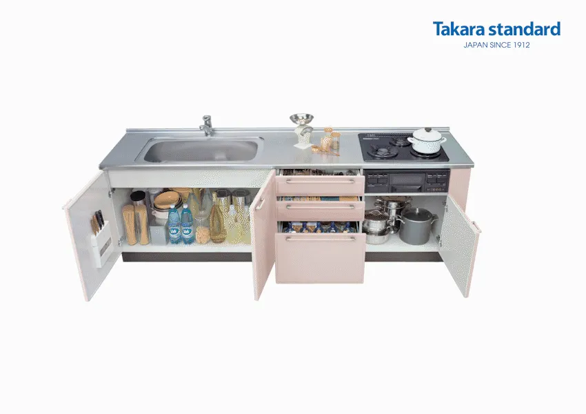 Nhữ module tạo nên hệ tủ bếp hoàn chỉnh