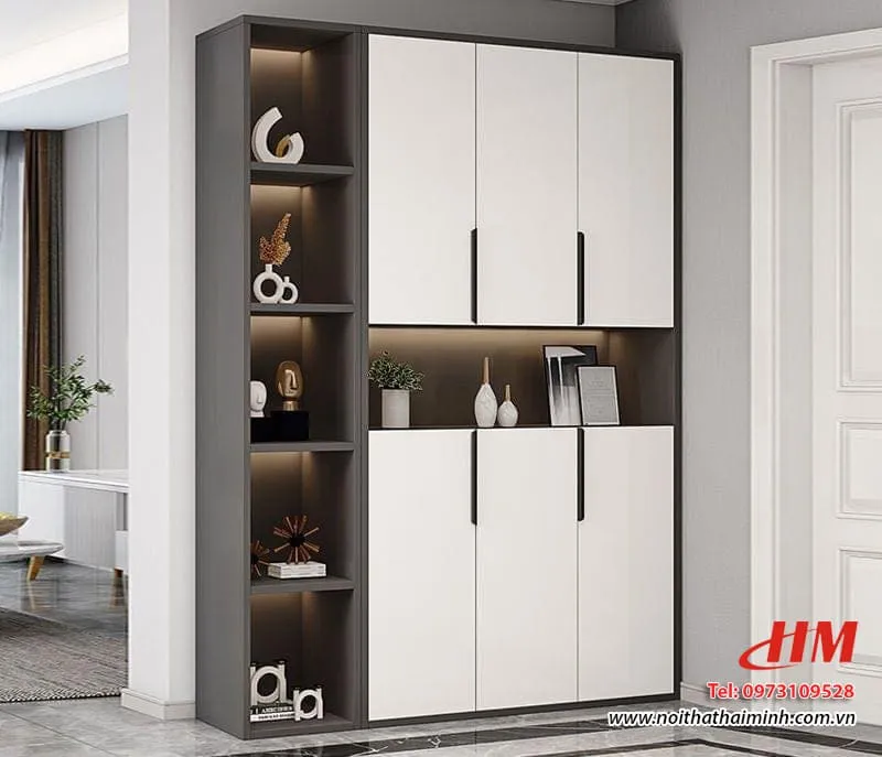 Tủ giày nhựa cao cấp 3 cánh hiện đại