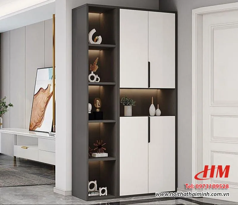 Tủ giày nhựa cao cấp 2 cánh hiện đại