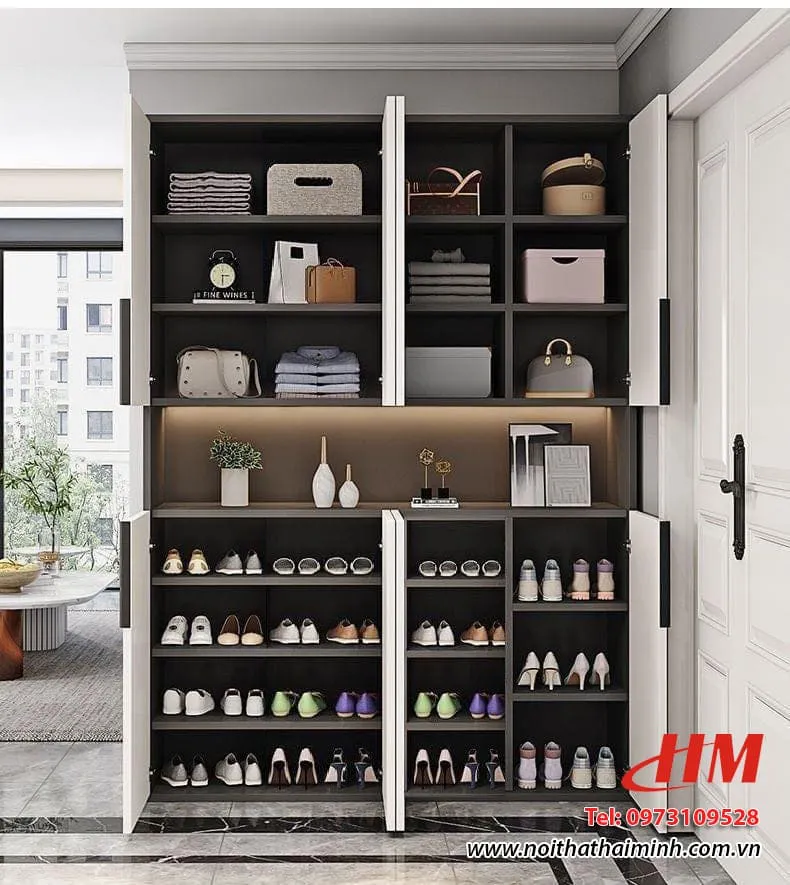Tủ giày nhựa cao cấp hiện đại