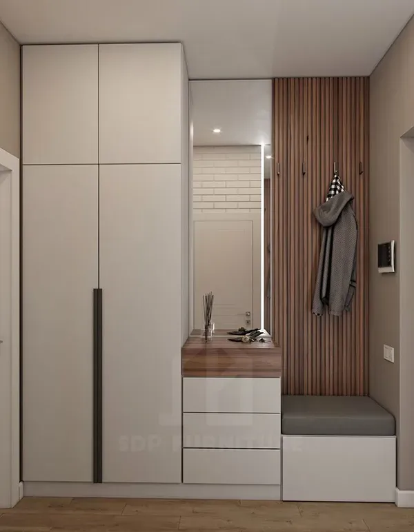 Tủ giày kết hợp kệ trang trí 28