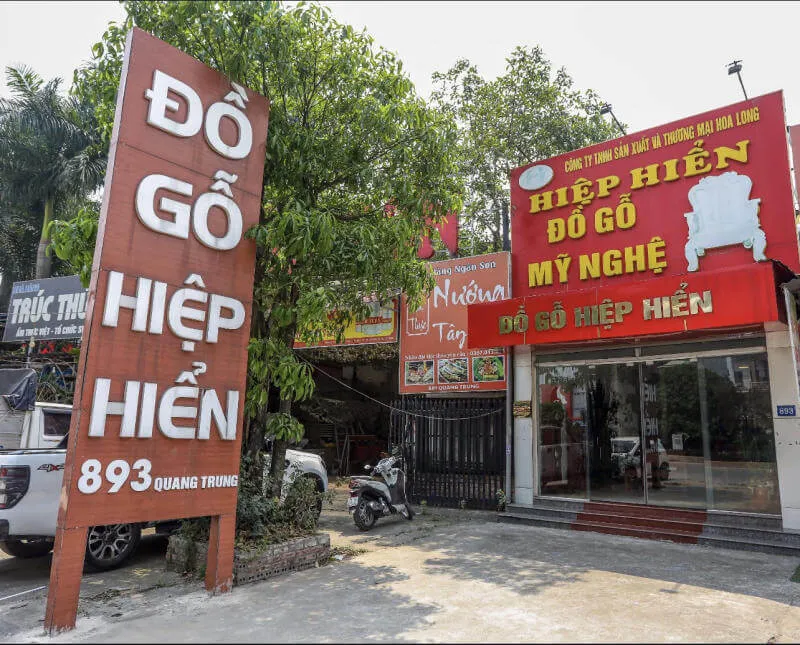 Cửa hàng Đồ gỗ Hiệp Hiển chuyên cung cấp bàn ghế gõ đỏ tay 10