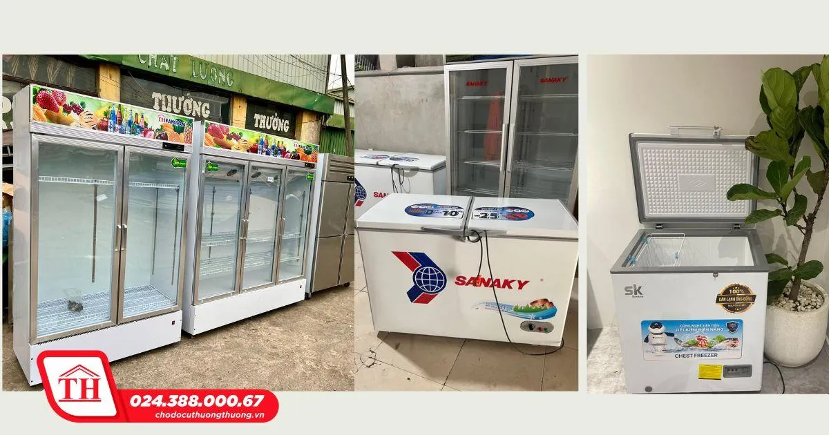 Tủ đông, tủ lạnh đa dạng dung tích, mẫu mã tại Thưởng Thưởng