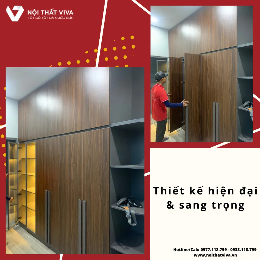 Tủ quần áo 3 buồng 4 cánh: Mẫu mã, kích thước và giá thành hiện nay