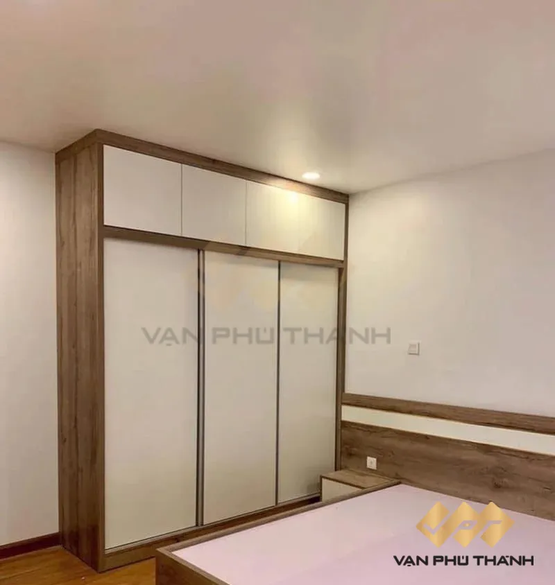 Mẫu tủ gỗ 3 cánh đẹp bằng gỗ công nghiệp giá tốt