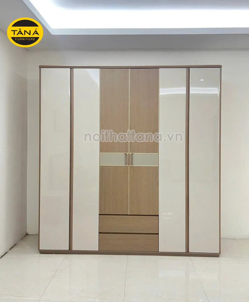 Tủ đựng quần áo gỗ mdf Hiện Đại Nhập Khẩu Đài Loan giá rẻ tại tphcm