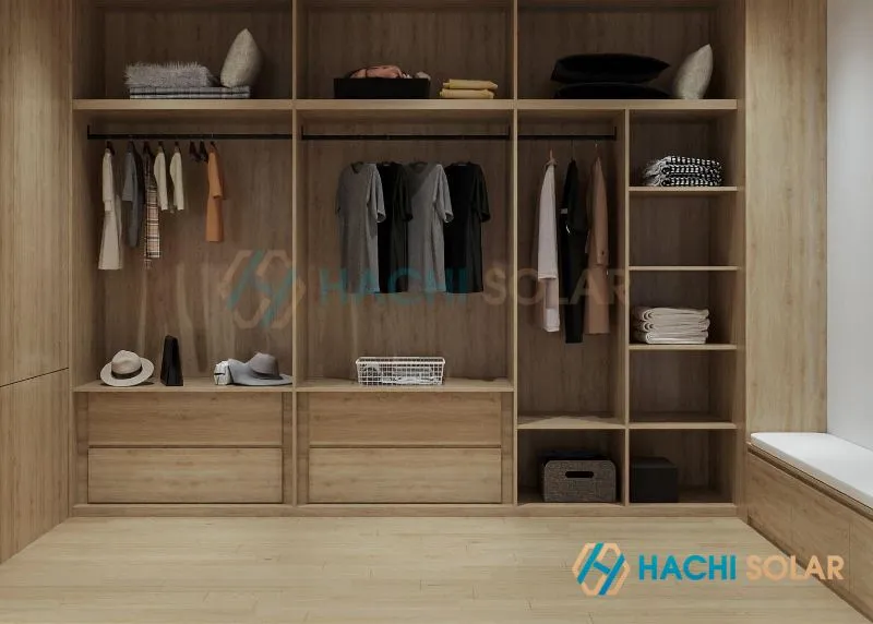 Tủ âm tường kính khung nhôm hợp kim