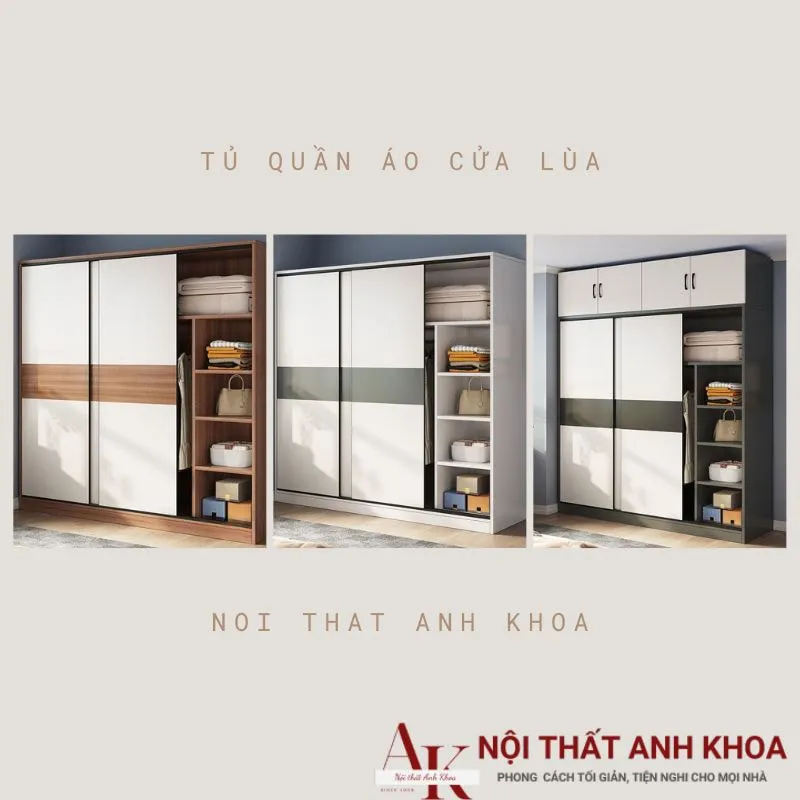 Tủ quần áo cửa lùa Nội Thất Đại Phát