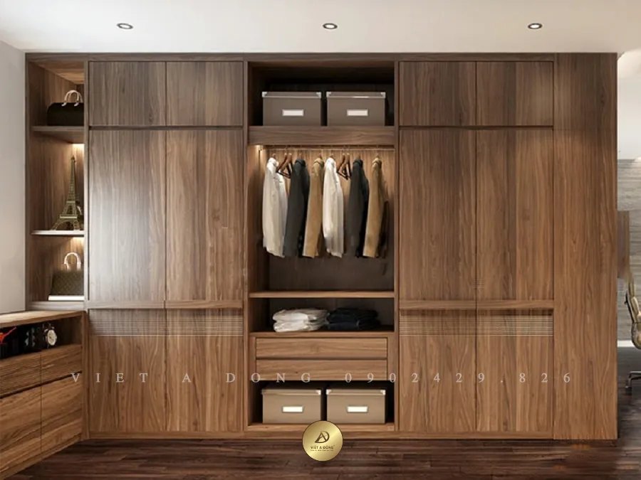 Tủ quần áo gỗ óc chó TA-06
