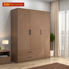 Tủ Quần Áo Hiện Đại Gỗ Công Nghiệp Màu Nâu Đẹp Giá Rẻ 2025