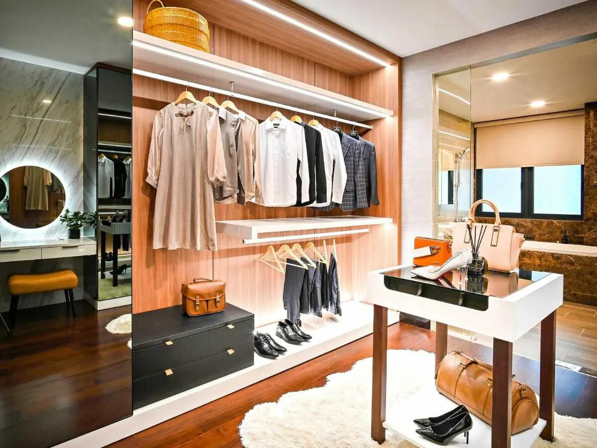 Tủ áo dạng treo toát lên sự sang trọng và đẳng cấp