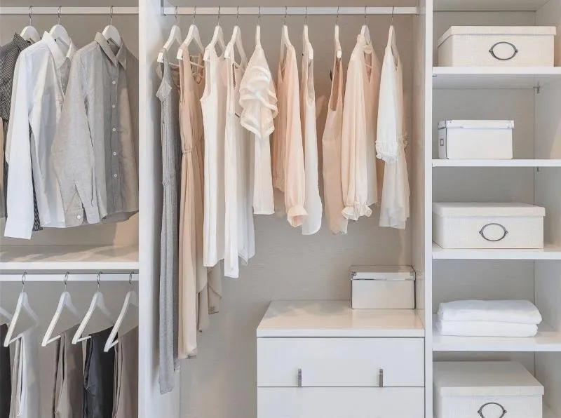 Tủ quần áo không cánh vô cùng đa dạng về chất liệu, mẫu mã