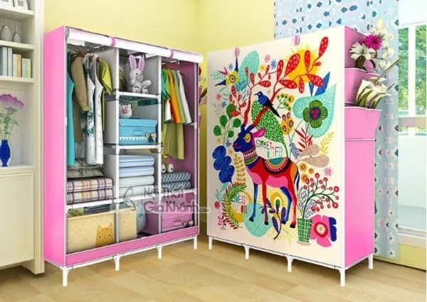 Tủ vải tiết kiệm diện tích phòng
