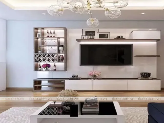 Tham khảo ngay tủ rượu treo tường phòng khách