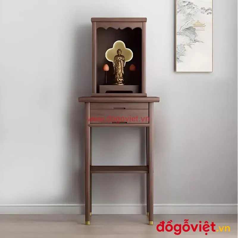 Tủ Thờ Gỗ Công Nghiệp: Tủ đứng nhỏ gọn