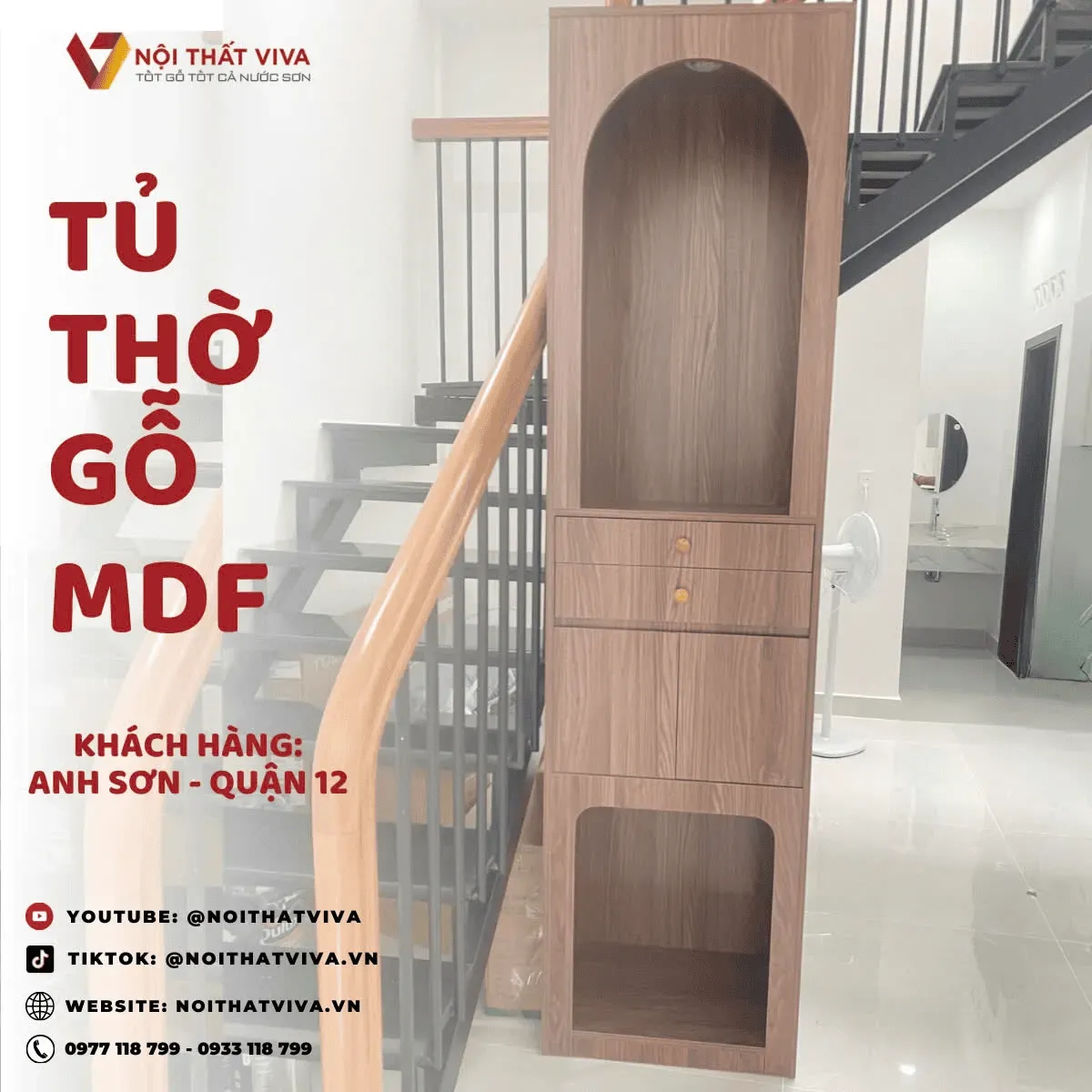 Tủ Thờ Gỗ Công Nghiệp: Sự khác biệt giữa MDF, HDF và MFC