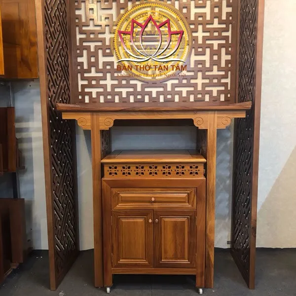Tủ thờ từ gỗ mít có nhiều mẫu mã, kích thước khác nhau