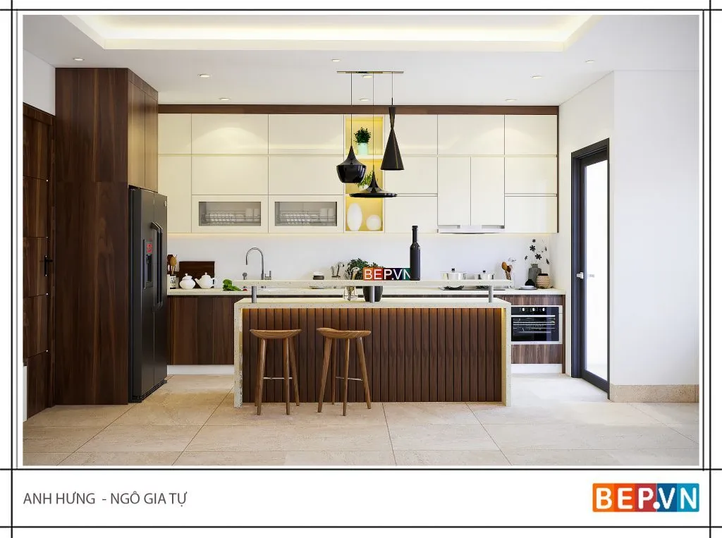 Thiết kế tủ bếp hiện đại, sang trọng cho mọi không gian nhà bếp