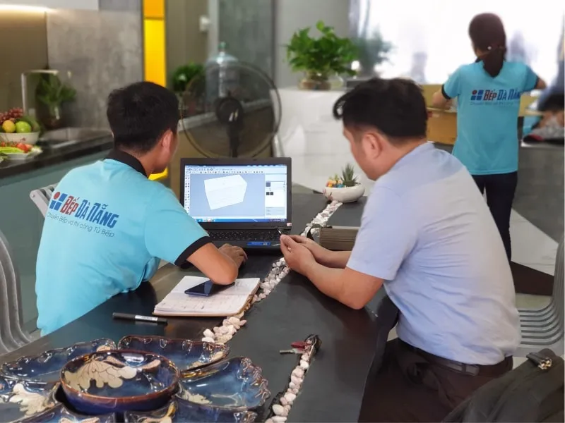 Tư vấn thiết kế tủ bếp cho khách hàng tại Đà Nẵng