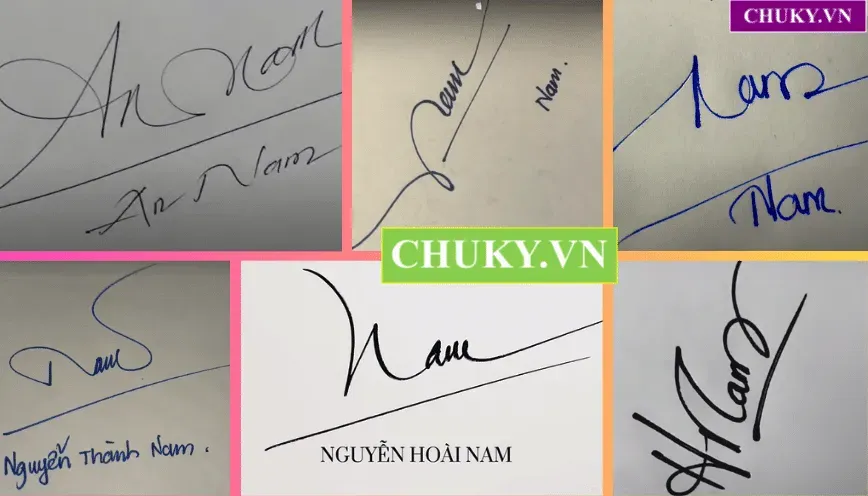 Tuyển tập các mẫu chữ ký tên nam đơn giản ấn tượng
