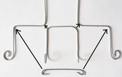 Uốn dây thép thành khung ghế ngồi bằng que kem