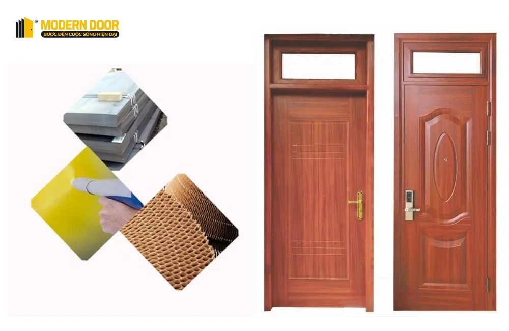 Cửa thép vân gỗ có tốt không? Có bền không?