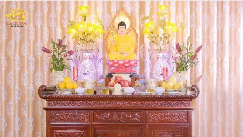 văn khấn đổi bàn thờ cũ sang bàn thờ mới cho bàn thờ Phật và gia tiên