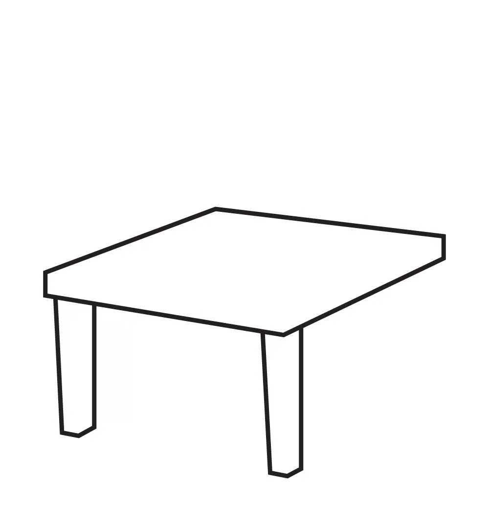 Vẽ chân bằn thứ 2 tương tự với lần đầu tiên