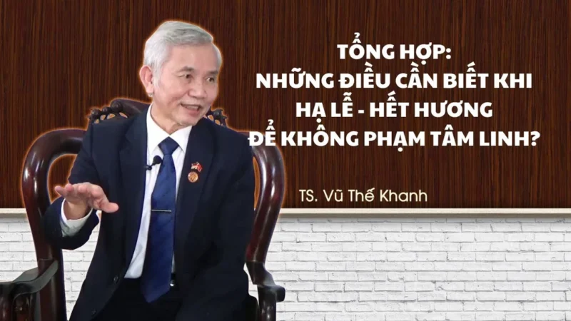 Video hướng dẫn nghi thức thắp hương và hạ lễ trên bàn thờ