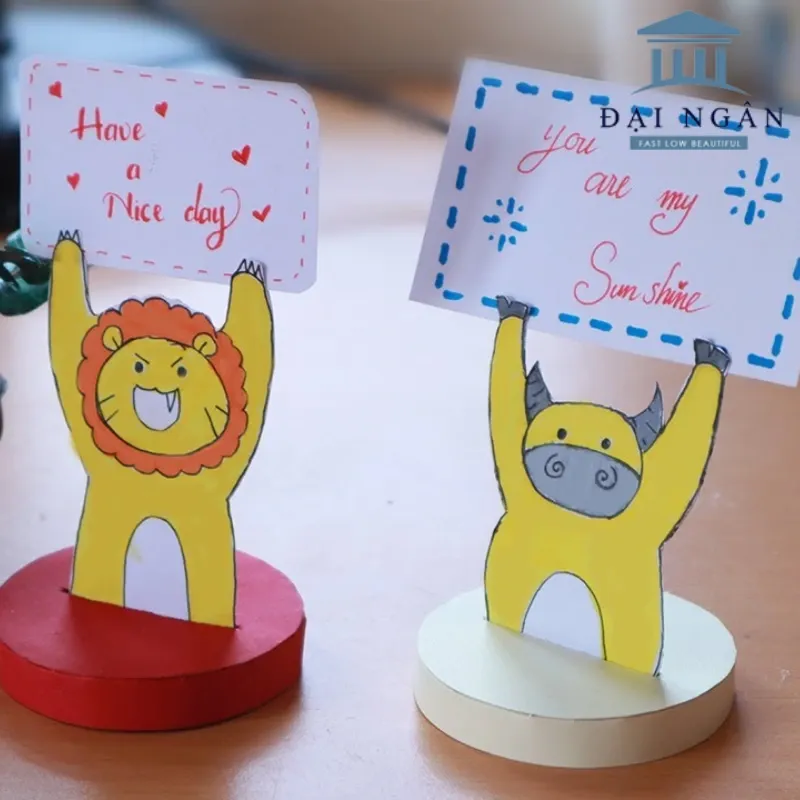 cách làm đồ trang trí bàn học bằng giấy đẹp nhất