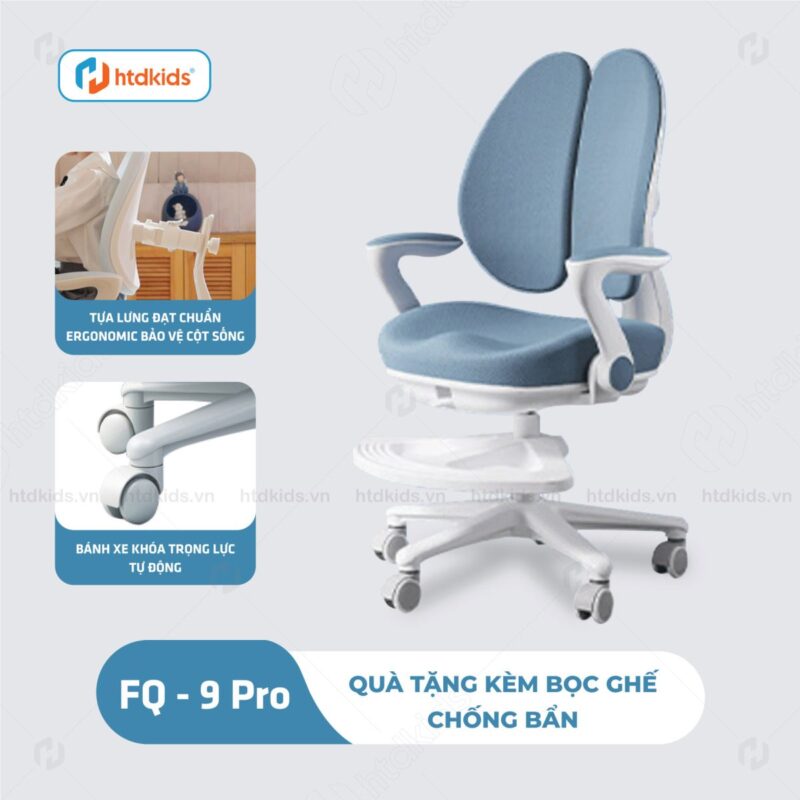 Ghế Chống Gù Lưng Cho Trẻ: 5 Tiêu Chí Vàng Và Giải Pháp Công Thái Học FQ-9