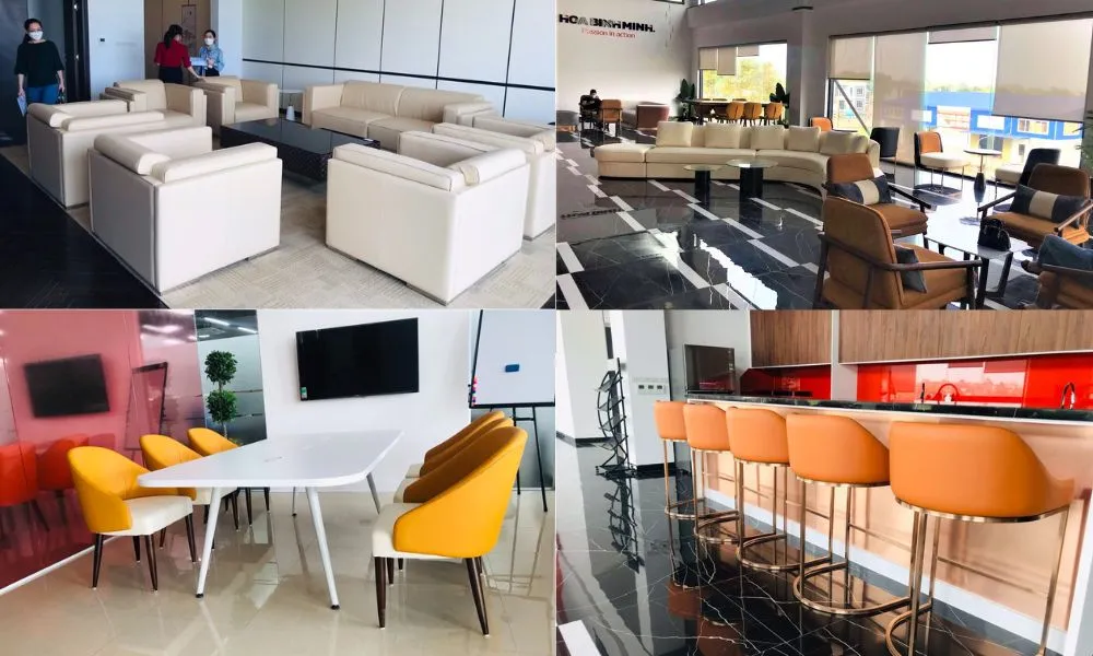 Thiết kế và đóng ghế sofa theo yêu cầu cho dự án công trình lớn tại Phú Thọ