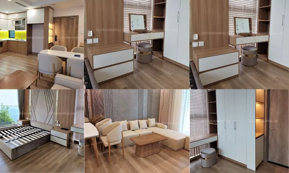 Dự án hoàn thiện nội thất chung cư với các mẫu ghế sofa đóng theo yêu cầu