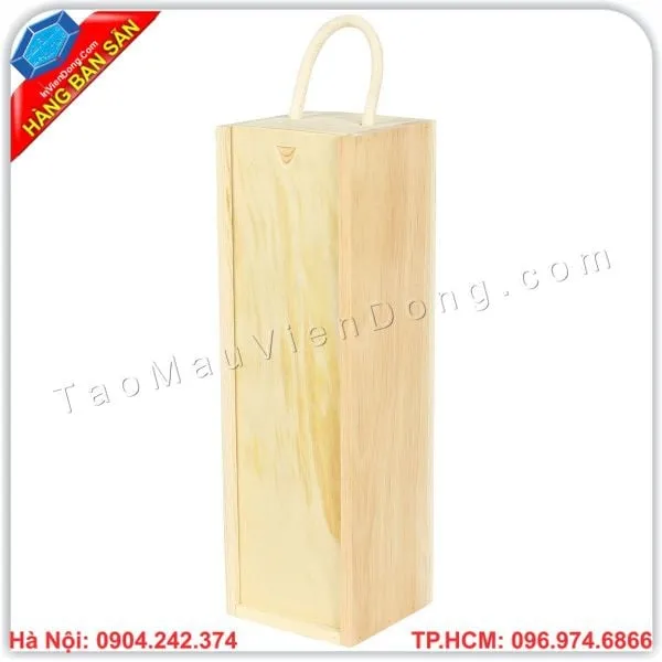 Quá trình gia công tỉ mỉ từng chi tiết cho hộp đựng rượu