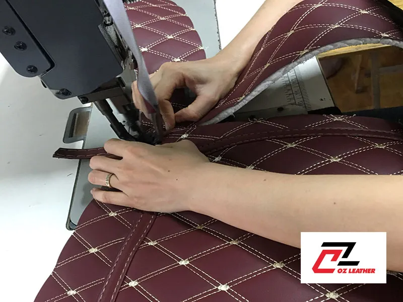 Xưởng may chuyên biệt của KenAuto đảm bảo chất liệu chính hãng, tay nghề cao