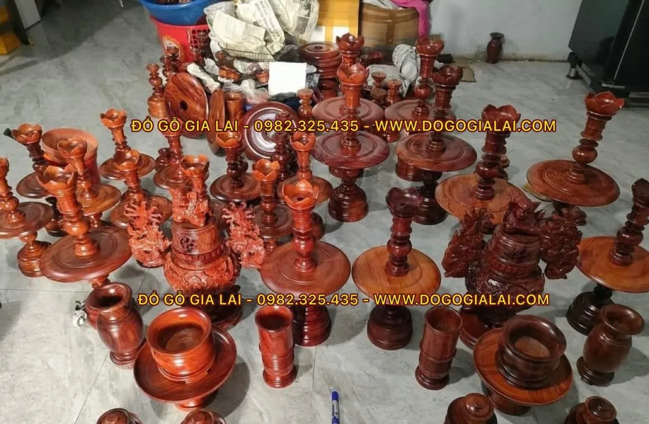 Sản phẩm đồ thờ mới được hoàn thiện