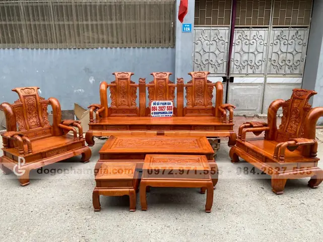 Bàn Ghế Tần Thủy Hoàng Đẹp: Giải Mã Thiết Kế Cổ Điển Và Ứng Dụng Đẳng Cấp Trong Nội Thất Việt