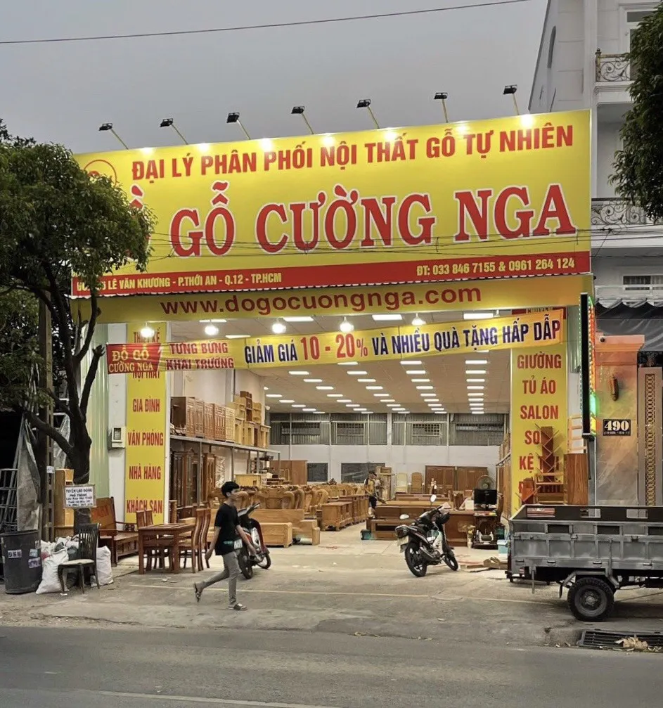Nội thất phòng khách gỗ tự nhiên