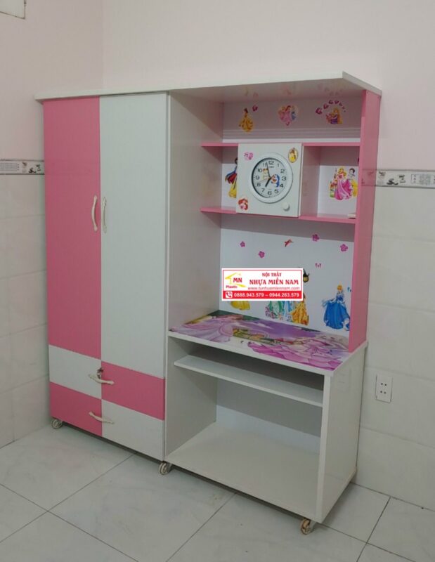 Bàn Học Kèm Tủ Quần Áo Nhựa: Giải Pháp Nội Thất Tối Ưu Diện Tích