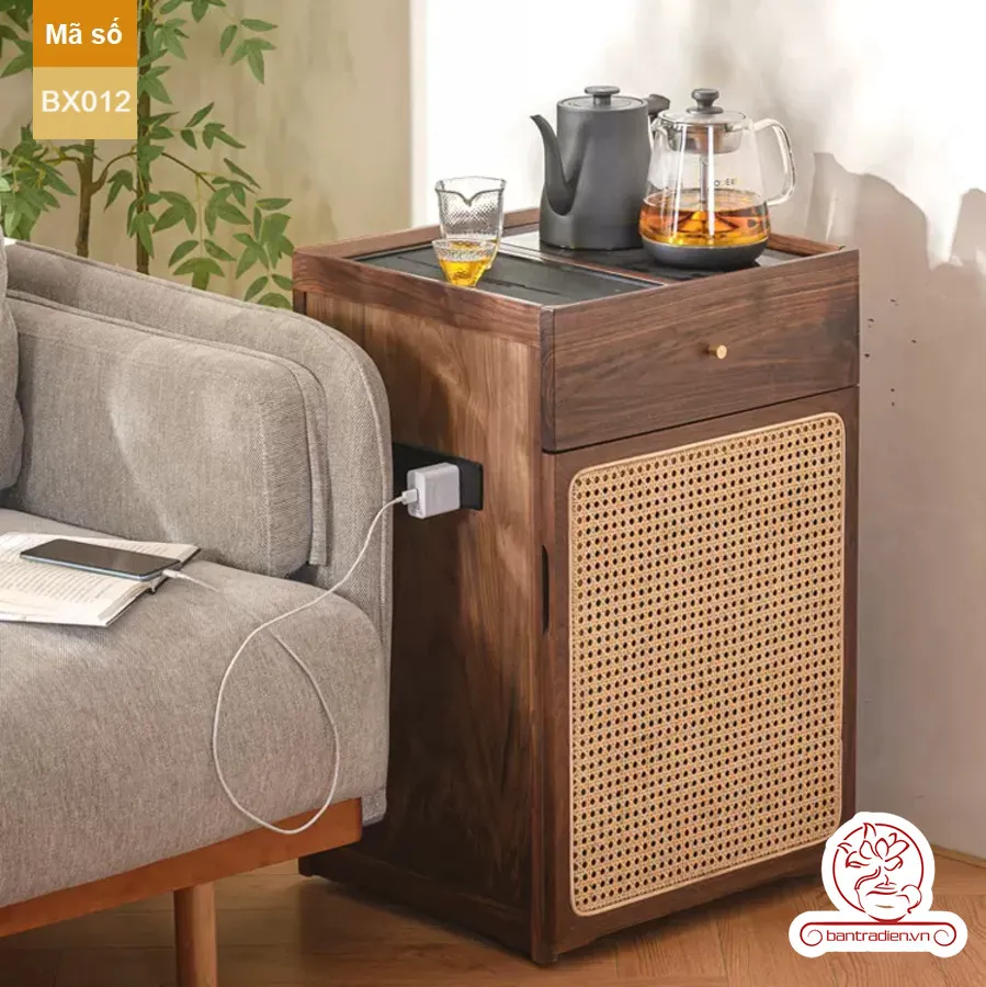 Bộ bàn trà điện đa năng kệ trà xe trà di động BX012