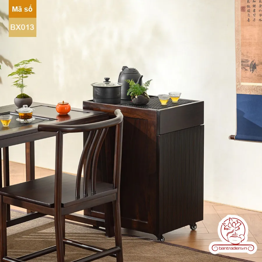 Bộ bàn trà điện đa năng kệ trà xe trà di động BX013
