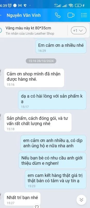 Phản hồi của khách hàng về Tấm Da Lót Bàn Làm Việc 3
